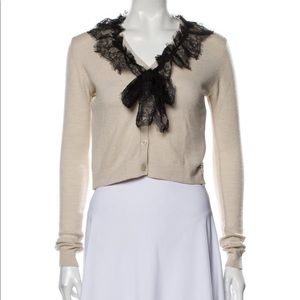 SOLD Love Moschino Lace Cardigan Sweater Medium